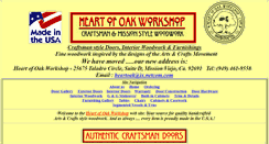 Desktop Screenshot of heartofoakworkshop.com